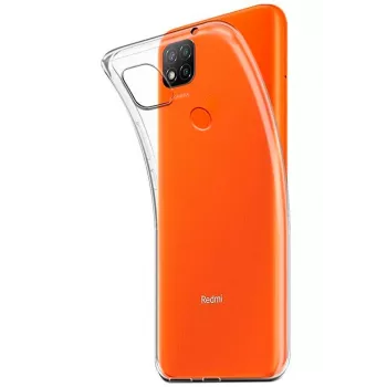 Evelatus Xiaomi Redmi 9C / 10A läpinäkyvä silikonikotelo 1,5 mm TPU läpinäkyvä