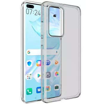 Evelatus Huawei P40 Pro läpinäkyvä silikonikotelo 1,5 mm TPU läpinäkyvä
