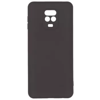 Evelatus Xiaomi Redmi Note 9 Soft Touch silikonikotelo musta