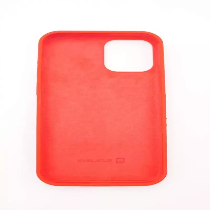 Evelatus Apple iPhone 12 mini Premium Soft Touch -silikonikotelo kirkkaanpunainen