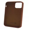Evelatus Apple iPhone 12/12 Pro Premium Soft Touch -silikonikotelo Dark Coffee