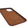 Evelatus Apple iPhone 12/12 Pro Premium Soft Touch -silikonikotelo Dark Coffee