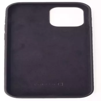 Evelatus Apple iPhone 12/12 Pro Premium Soft Touch -silikonikotelo musta