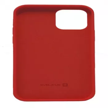 Evelatus Apple iPhone 12/12 Pro Premium Soft Touch -silikonikotelo kirkkaanpunainen