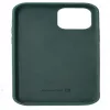 Evelatus Apple iPhone 12/12 Pro Premium Soft Touch -silikonikotelo Pine Green