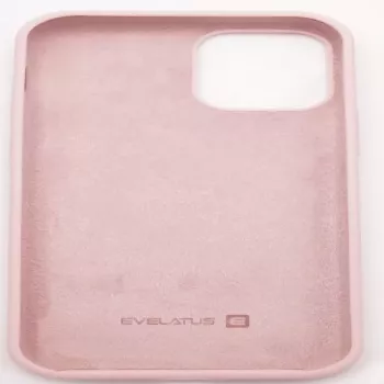 Evelatus Apple iPhone 12 Pro Max Premium Soft Touch -silikonikotelo Sand Powder