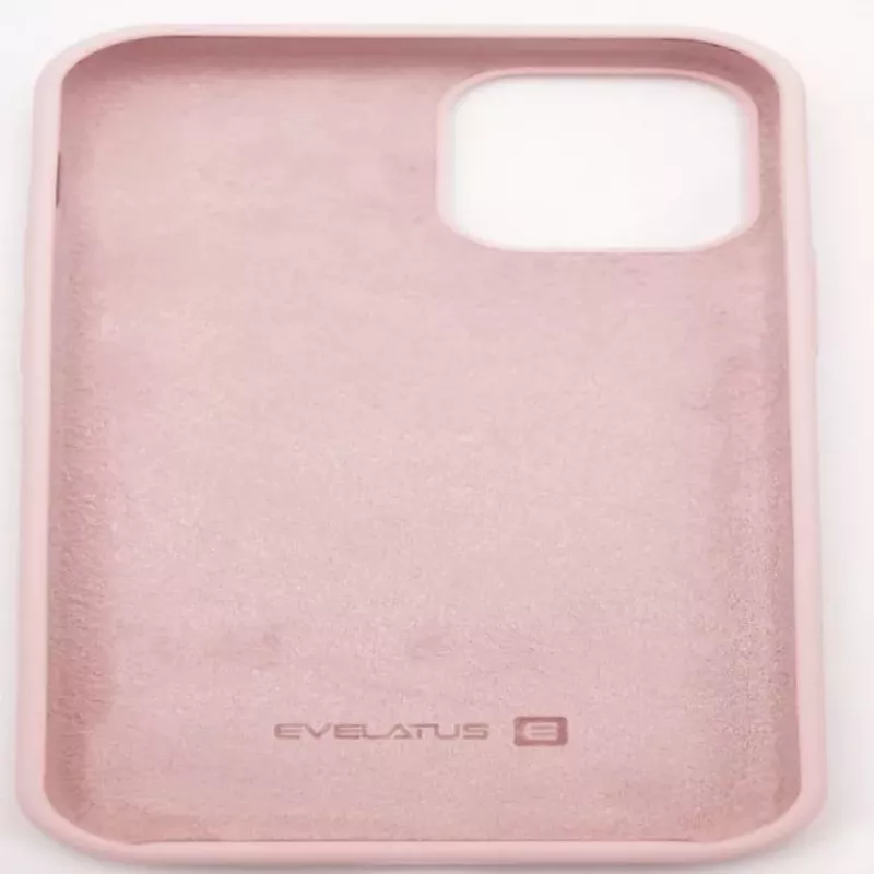 Evelatus Apple iPhone 12 Pro Max Premium Soft Touch -silikonikotelo Sand Powder
