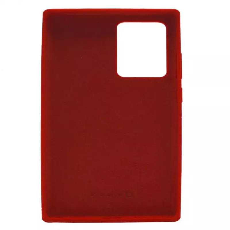 Evelatus Premium Soft Touch -silikonikotelo Samsung Galaxy Note 20 Ultralle - punainen