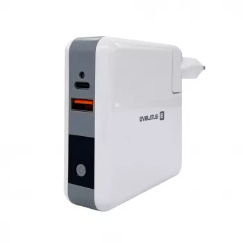 Evelatus Travel Adapter langaton laturi EWC06 valkoinen