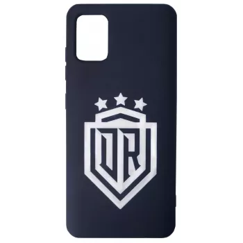 Evelatus Samsung Galaxy A41 Soft Touch silikonikotelo DR Logo N1 valkoinen
