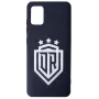Evelatus Samsung Galaxy A41 Soft Touch silikonikotelo DR Logo N1 valkoinen
