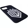 Evelatus iPhone 12 Pro Soft Touch silikonikotelo DR Logo N1 valkoinen musta
