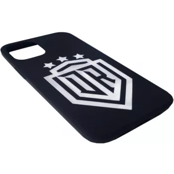 Evelatus iPhone 12 Pro Soft Touch silikonikotelo DR Logo N1 valkoinen musta
