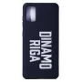 Evelatus Samsung Galaxy A41 Soft Touch silikonikotelo DR Logo N2 valkoinen musta