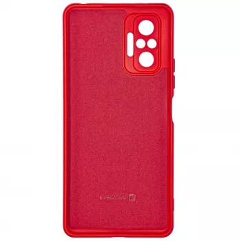 Evelatus Xiaomi Redmi Note 10 Pro Nano Silicone Case Soft Touch TPU punainen