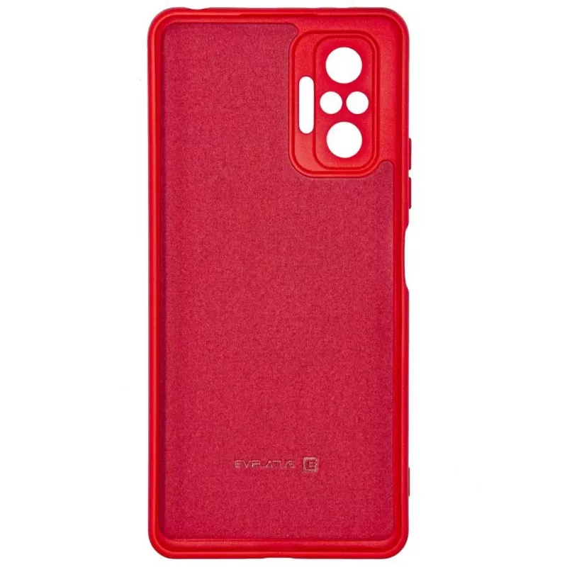 Evelatus Xiaomi Redmi Note 10 Pro Nano Silicone Case Soft Touch TPU punainen