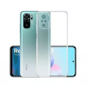 Evelatus Xiaomi Redmi Note 10/10S/Poco M5s Military Shockproof -silikonikuori TPU läpinäkyvä