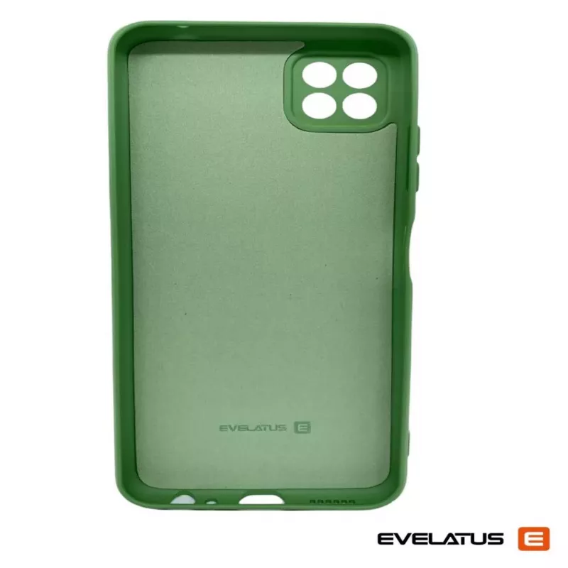Evelatus Samsung Galaxy A22 5G Premium Soft Touch -silikonikuori vihreä