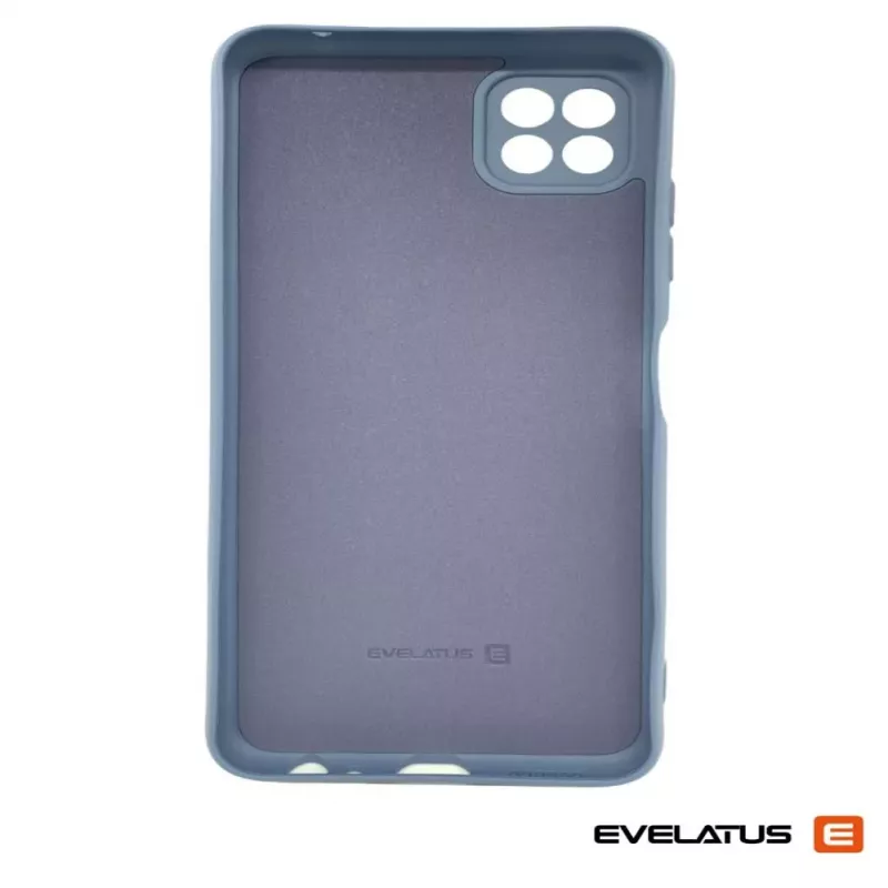 Evelatus Premium Soft Touch -silikonikuori Samsung Galaxy A22 5G - harmaa
