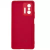 Evelatus Xiaomi 11T / 11T Pro Nano -silikonikuori Soft Touch TPU punainen