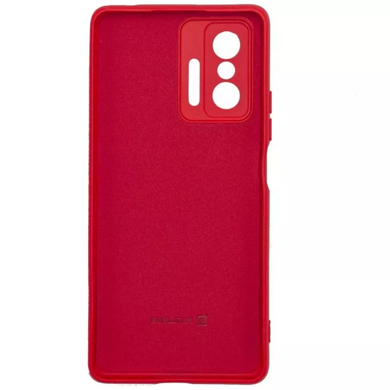 Evelatus Xiaomi 11T / 11T Pro Nano -silikonikuori Soft Touch TPU punainen