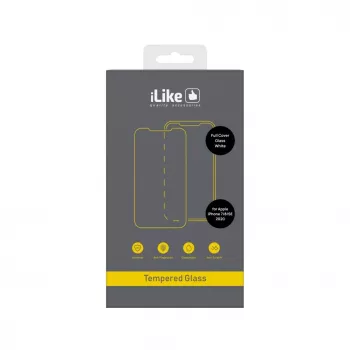 iLike Apple iPhone 7/8/SE 2020/SE 2022 3D Full Cover Glass -näytönsuojakalvo, valkoinen