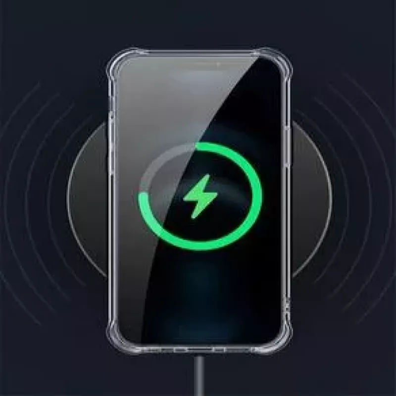 iLike Apple iPhone 13 MagSilicone-kotelo läpinäkyvä