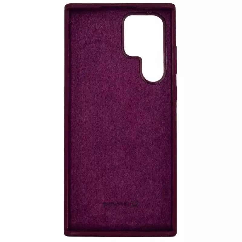 Evelatus Samsung Galaxy S22 Ultra Premium Soft Touch silikonikotelo burgundi