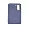 Evelatus Samsung Galaxy S21 FE Premium Soft Touch silikonikotelo laivastonsininen
