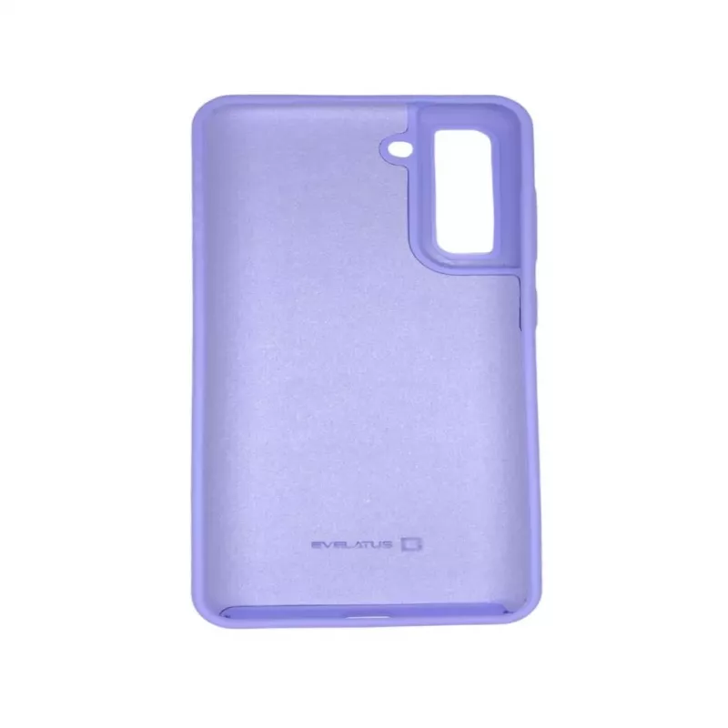 Evelatus Samsung Galaxy S21 FE Premium Soft Touch silikonikotelo vaaleanlila