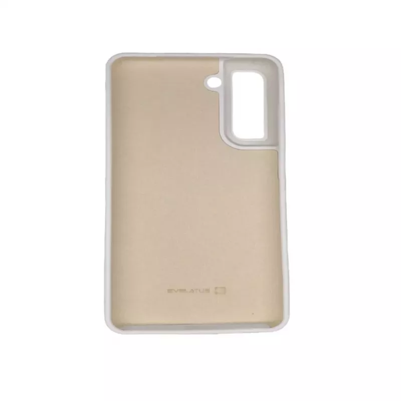 Evelatus Samsung Galaxy S21 FE Premium Soft Touch silikonikotelo valkoinen