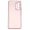 Evelatus Samsung Galaxy A73 5G Premium Soft Touch silikonikotelo pinkki hiekka