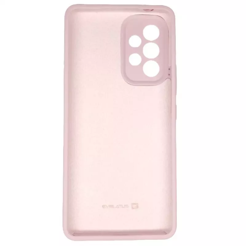 Evelatus Samsung Galaxy A73 5G Premium Soft Touch silikonikotelo pinkki hiekka