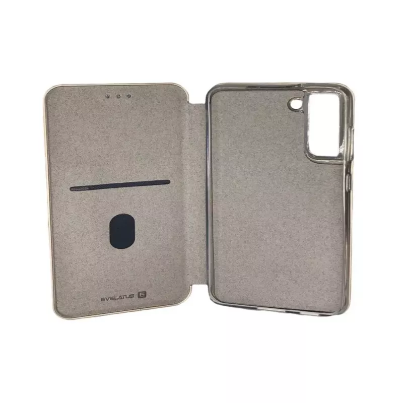 Evelatus Samsung Galaxy S21 FE Book Case kulta
