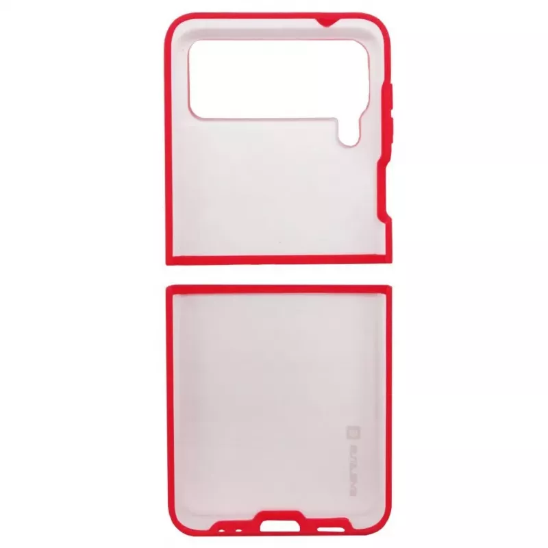 Evelatus Samsung Galaxy Z Flip 3 akryylinen mattakuori punainen
