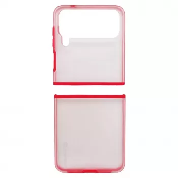 Evelatus Samsung Galaxy Z Flip 3 akryylinen mattakuori punainen
