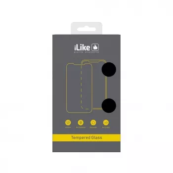 iLike Samsung Galaxy A73 5G 2.5D Silk Full Glass näytönsuojus