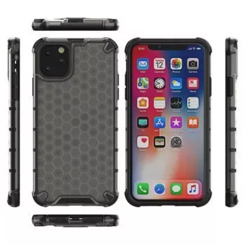 iLike Samsung Galaxy A13 Protect Honeycomb kuori musta