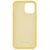 Evelatus Apple iPhone 12 Pro Max Premium Soft Touch -silikonikotelo keltainen