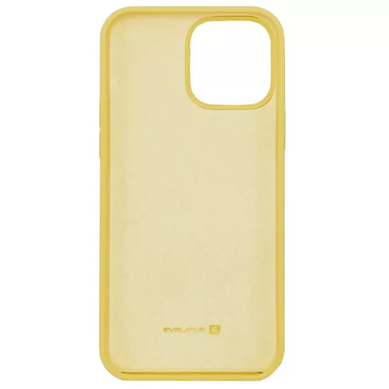 Evelatus Apple iPhone 12 Pro Max Premium Soft Touch -silikonikotelo keltainen