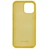 Evelatus Apple iPhone 13 Pro Max Premium Soft Touch -silikonikotelo keltainen