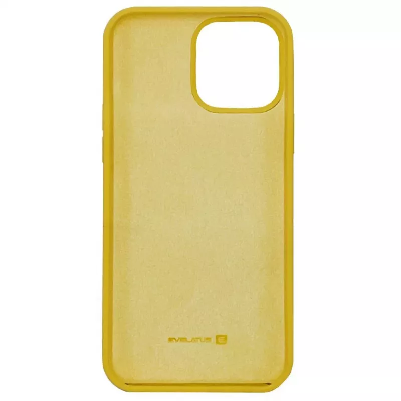 Evelatus Apple iPhone 13 Pro Max Premium Soft Touch -silikonikotelo keltainen