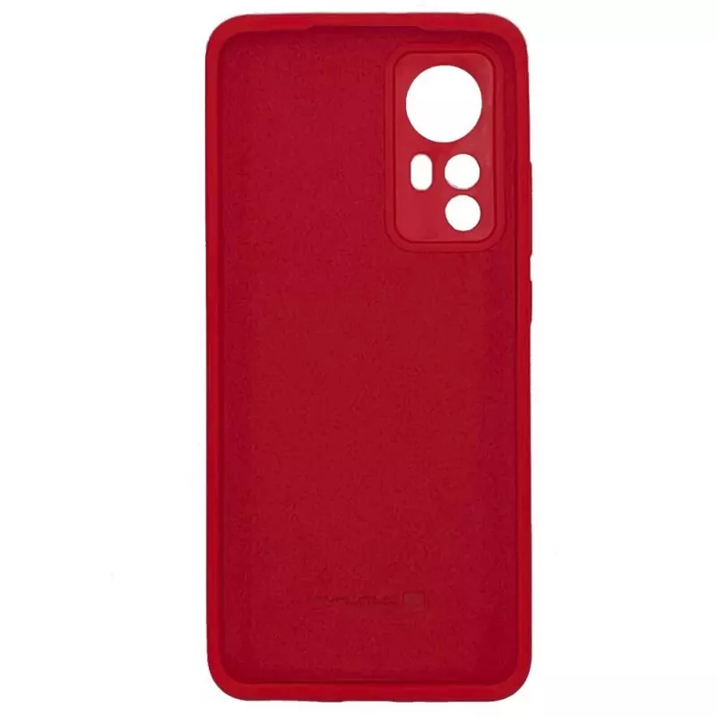 Evelatus Xiaomi 12/12X Premium Soft Touch -silikonikotelo punainen