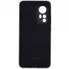 Evelatus Xiaomi 12/12X Nano -silikonikotelo Soft Touch TPU musta