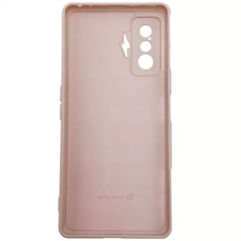 Evelatus Xiaomi Poco F4 GT Nano -silikonikotelo Soft Touch TPU beige