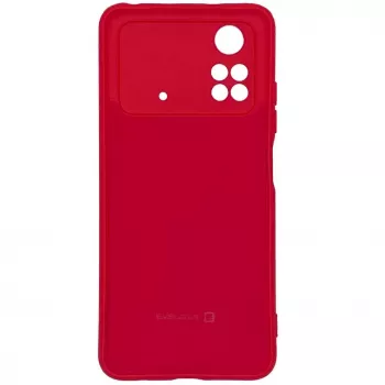 Evelatus Xiaomi Poco X4 Pro 5G Nano -silikonikotelo Soft Touch TPU punainen