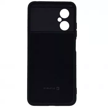 Evelatus Xiaomi Poco M4 5G Nano Silicone Case Soft Touch TPU musta