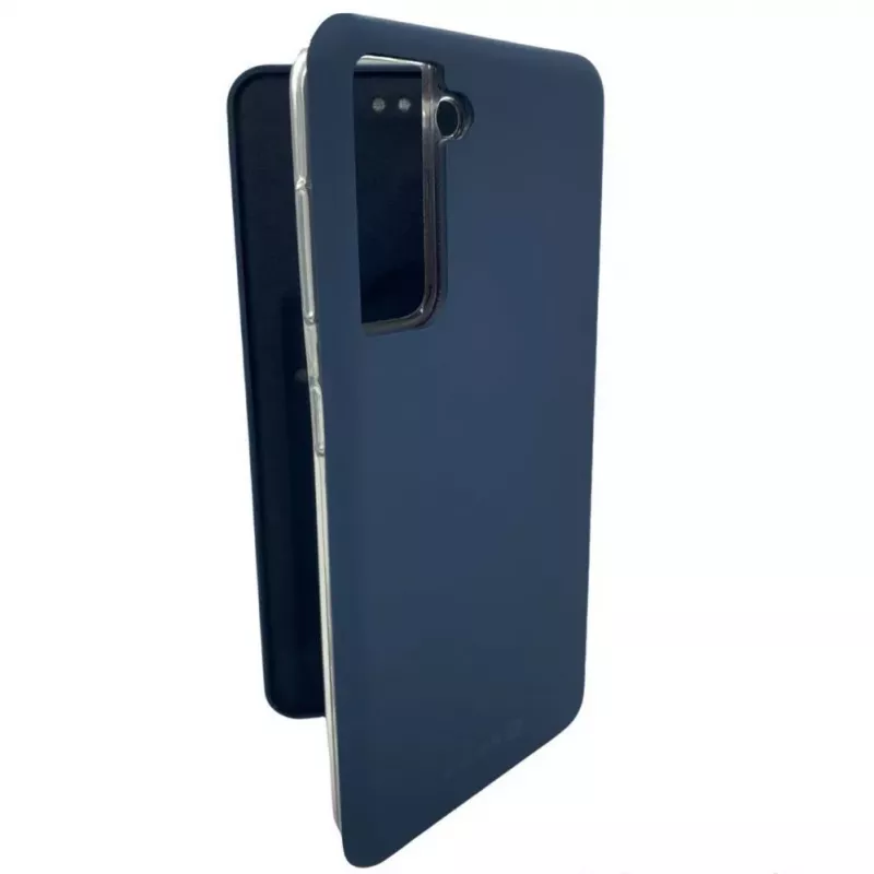 Evelatus Samsung Galaxy S21 FE Book Case tummansininen