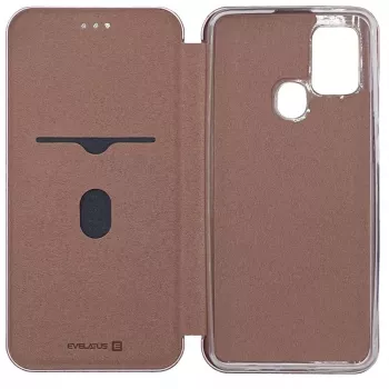 Evelatus Samsung Galaxy A21s Book Case ruusukulta