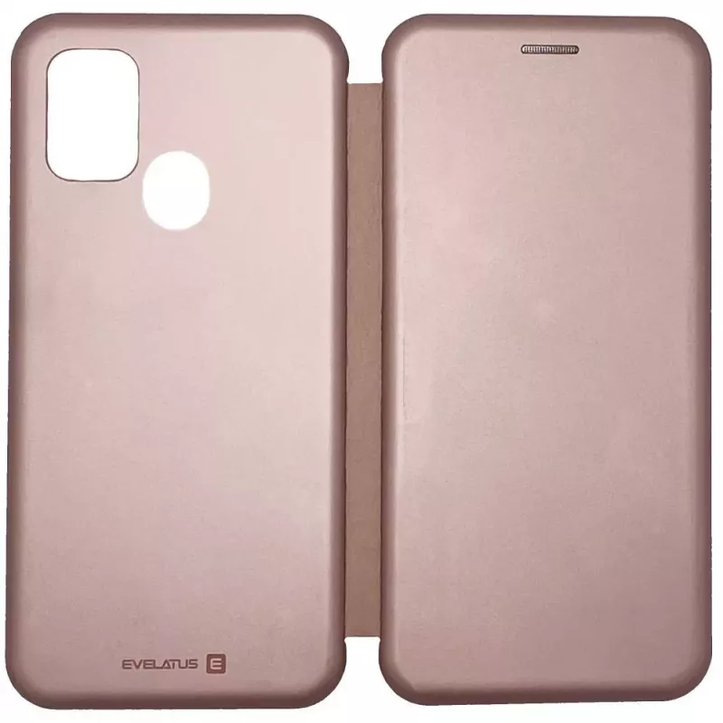 Evelatus Samsung Galaxy A21s Book Case ruusukulta